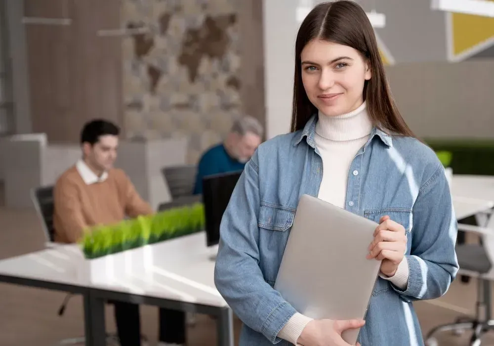 HR professional ensuring legal compliance with employee background checks